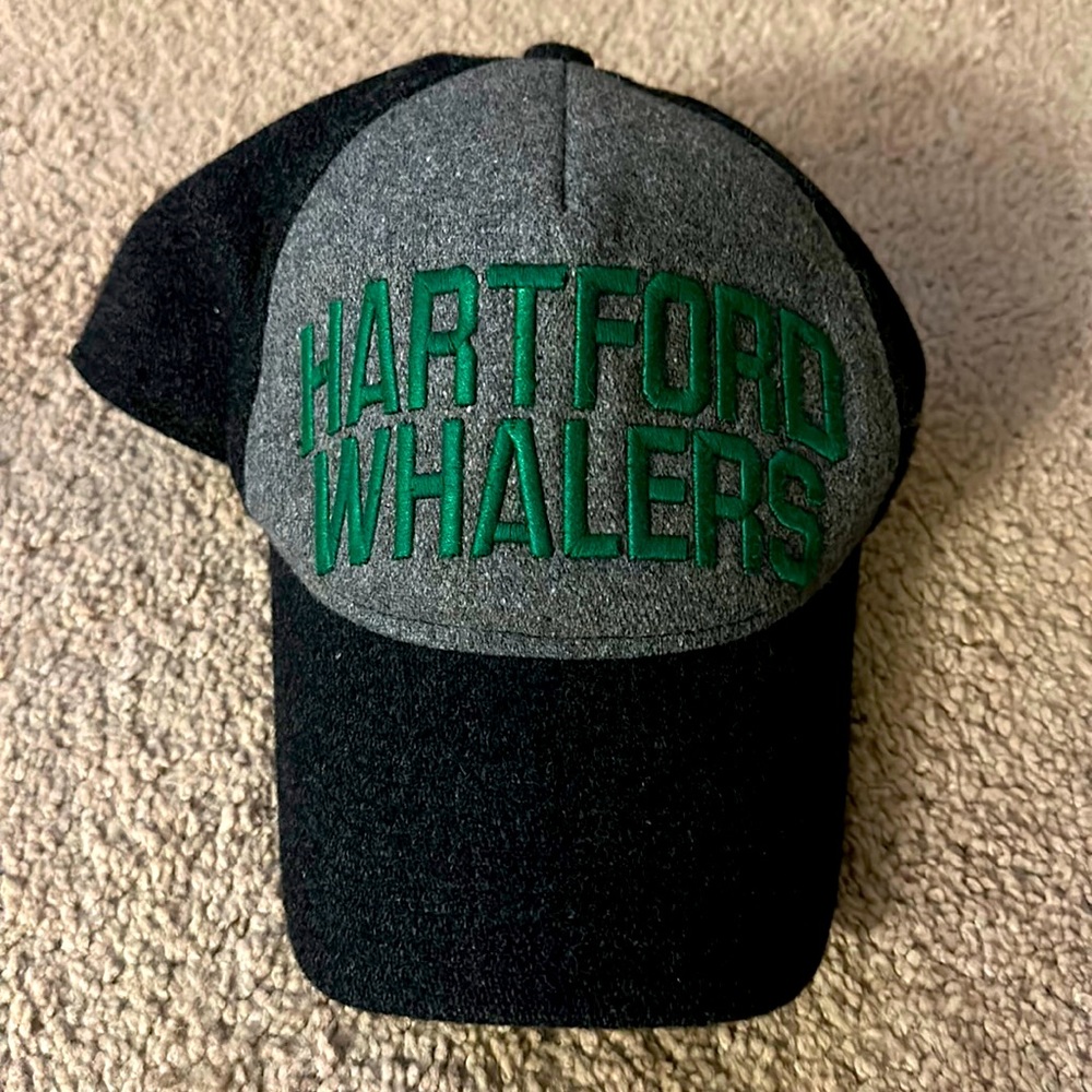 Hartford Whalers Mitchell & Ness Adjustable Hat
